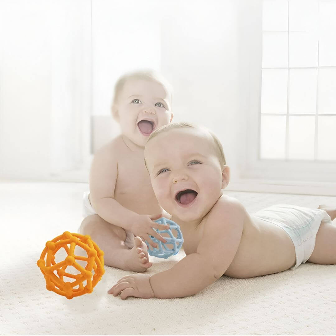 Hochet pour bebe – maille en silicone jouet
