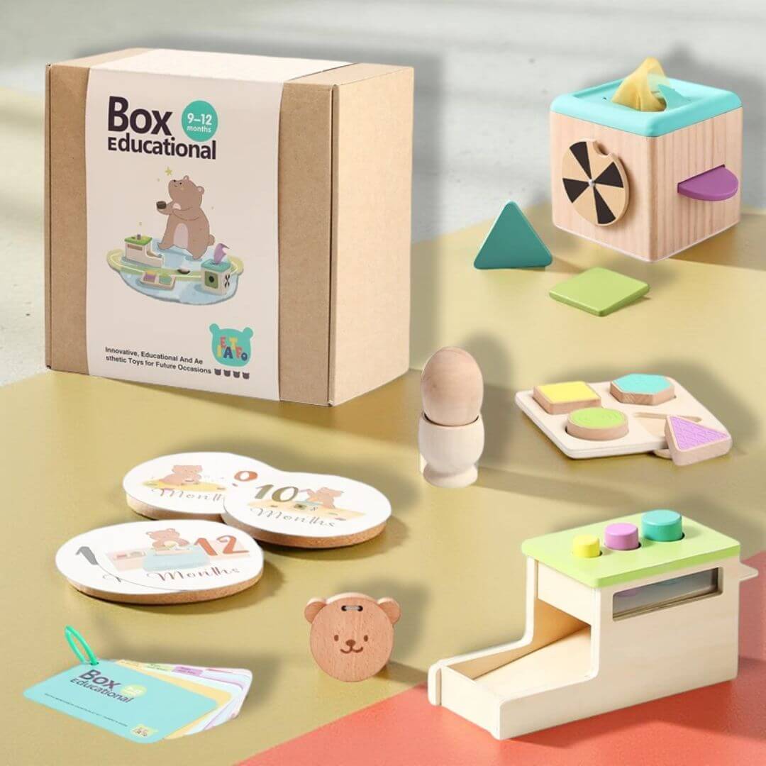 Idée Cadeau "1er Anniversaire" | Jouets Montessori 9-12 mois