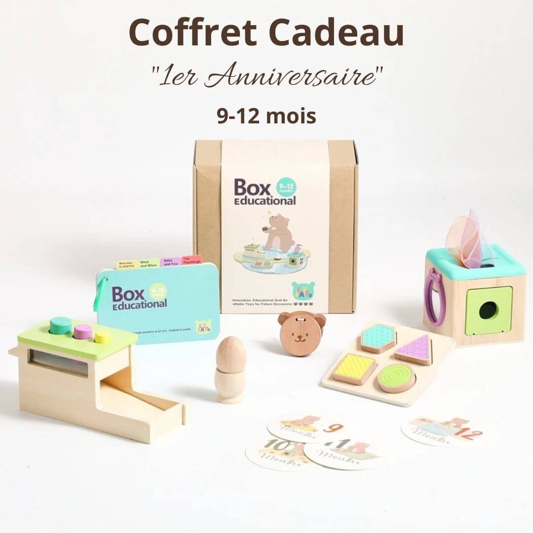 Idée Cadeau "1er Anniversaire" | Jouets Montessori 9-12 mois
