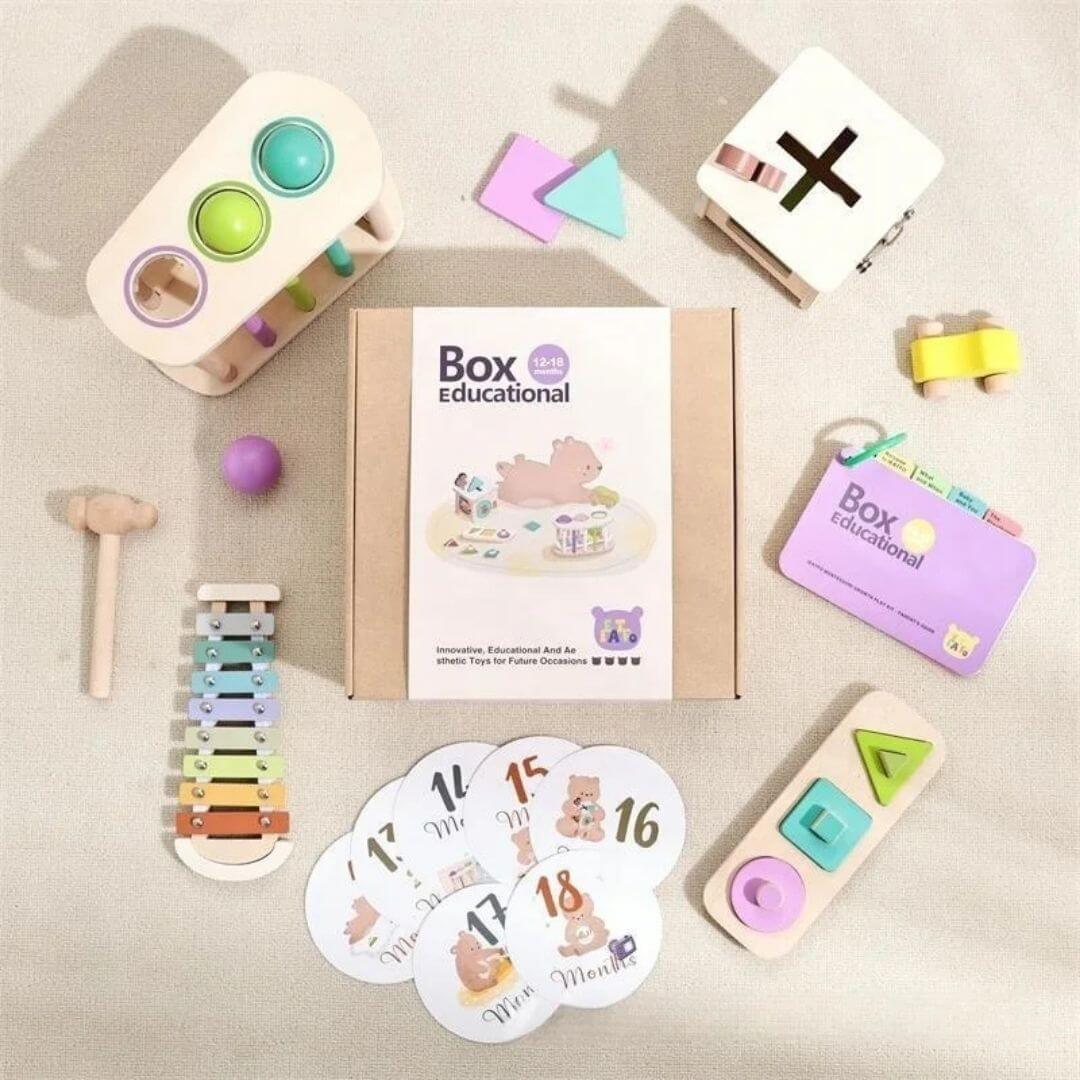 Jouet Montessori 12 - 18 mois | Coffret Cadeau Découerte