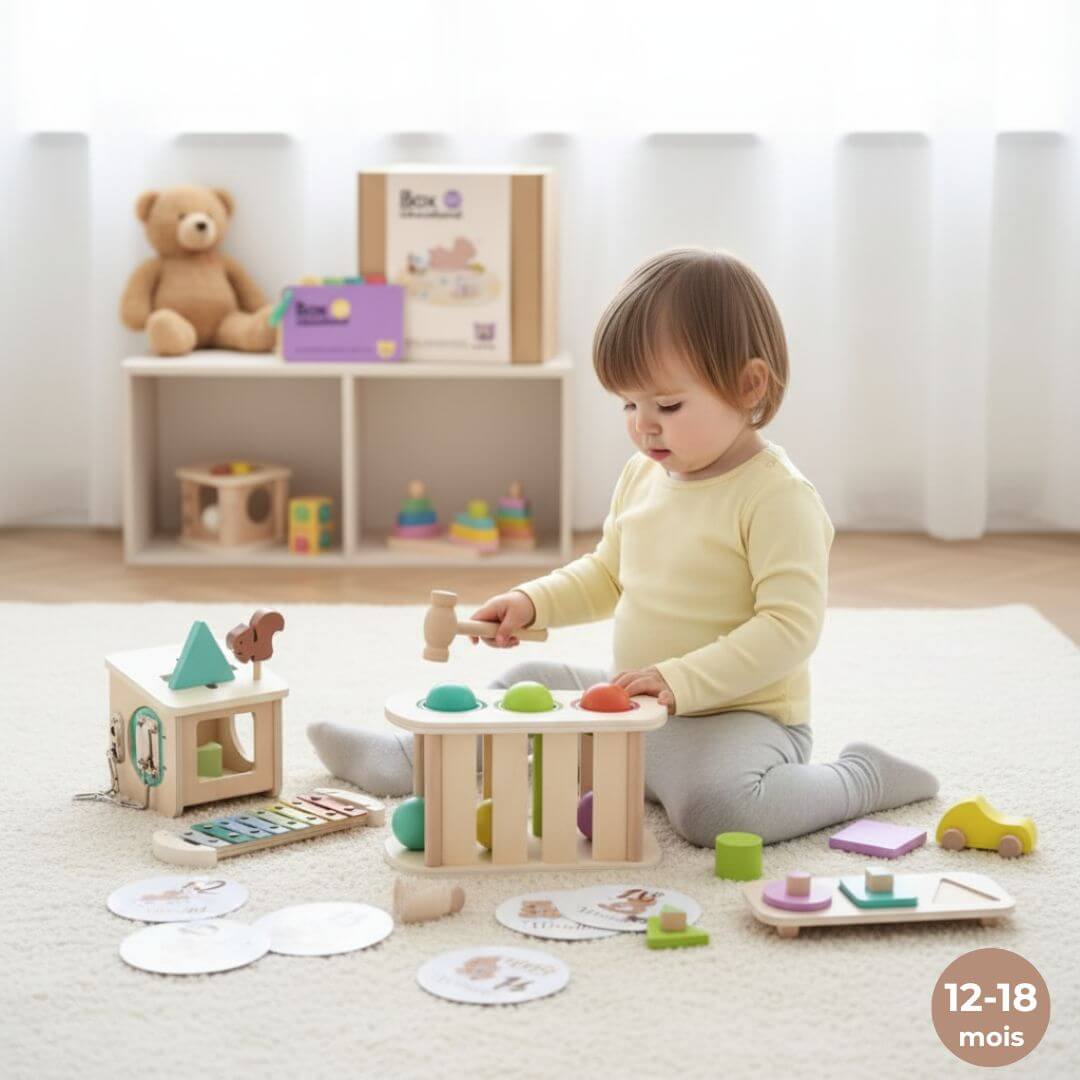 Jouet Montessori 12 - 18 mois | Coffret Cadeau Découerte