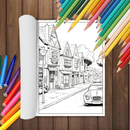 Une scène du Livre de coloriage | Le Retro 70s™