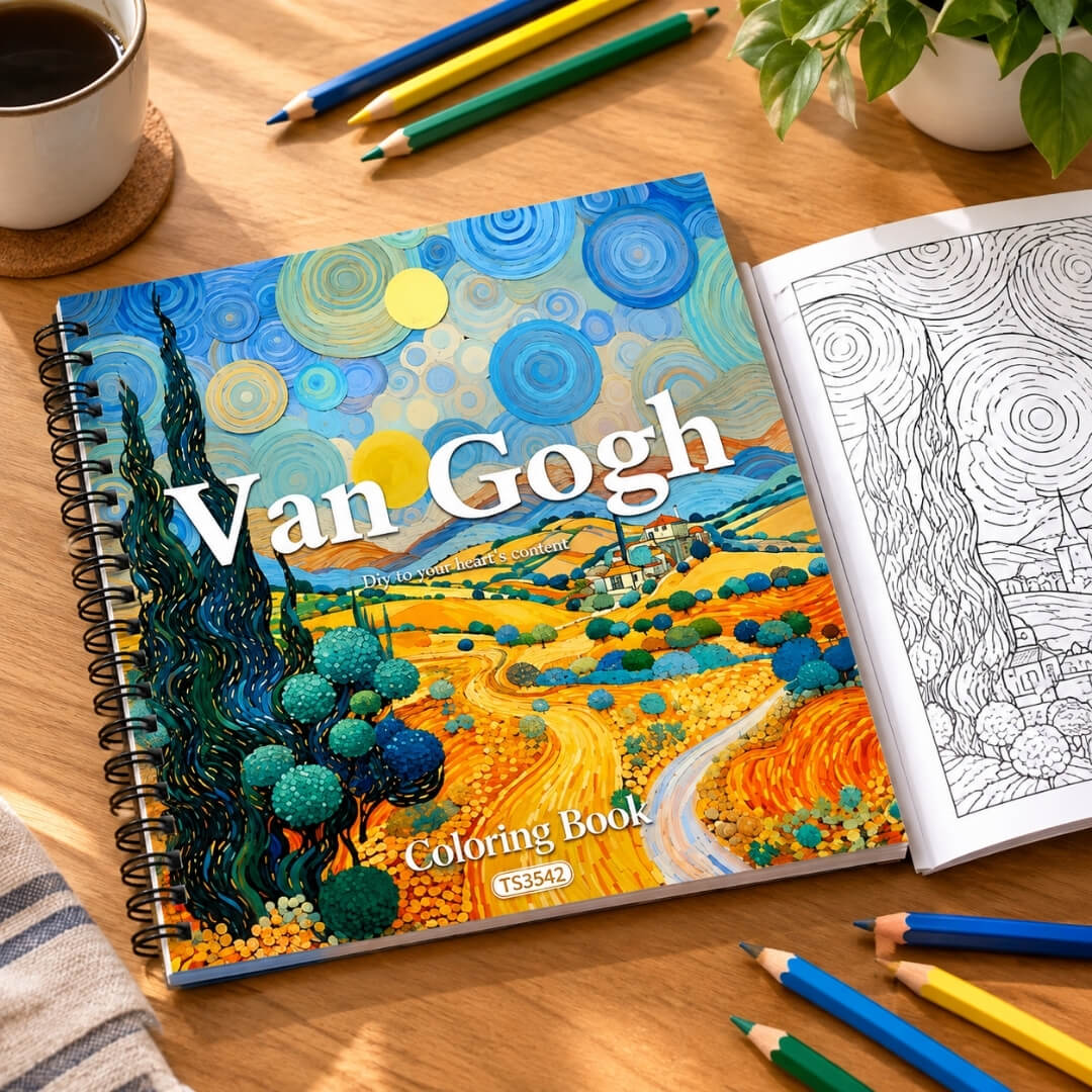 Livre de coloriage  | Le Van Gogh™ – Cahier Enfant