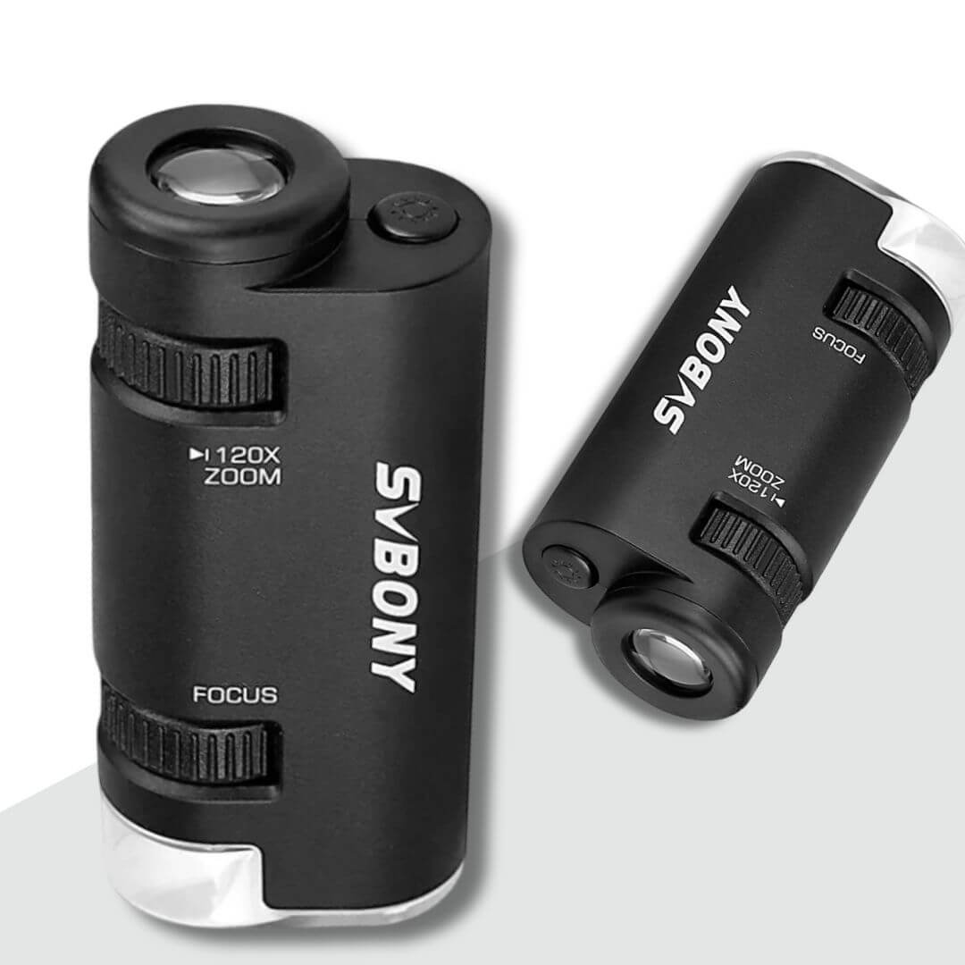 Microscope de Poche Enfant ExploraNova™ | Kit d'Observation Scientifique Complet | univers-enfance.com