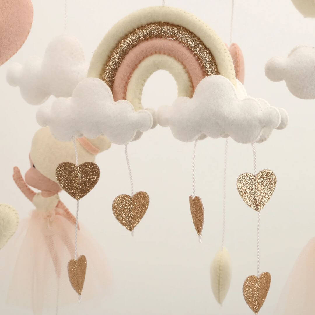 mobile-bébé-les-ballerines-arc-en-ciel