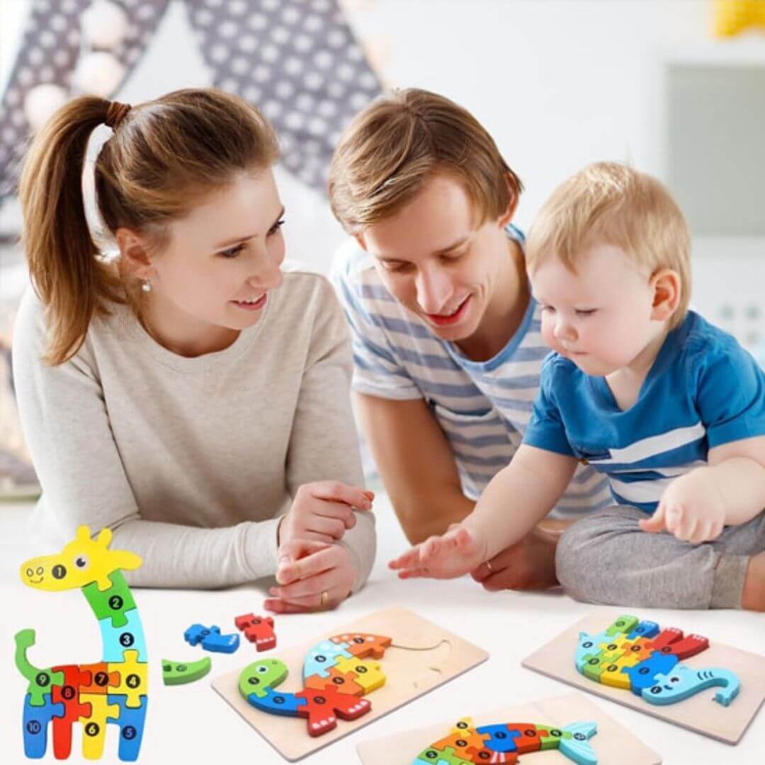 Le Puzzle enfant en famille