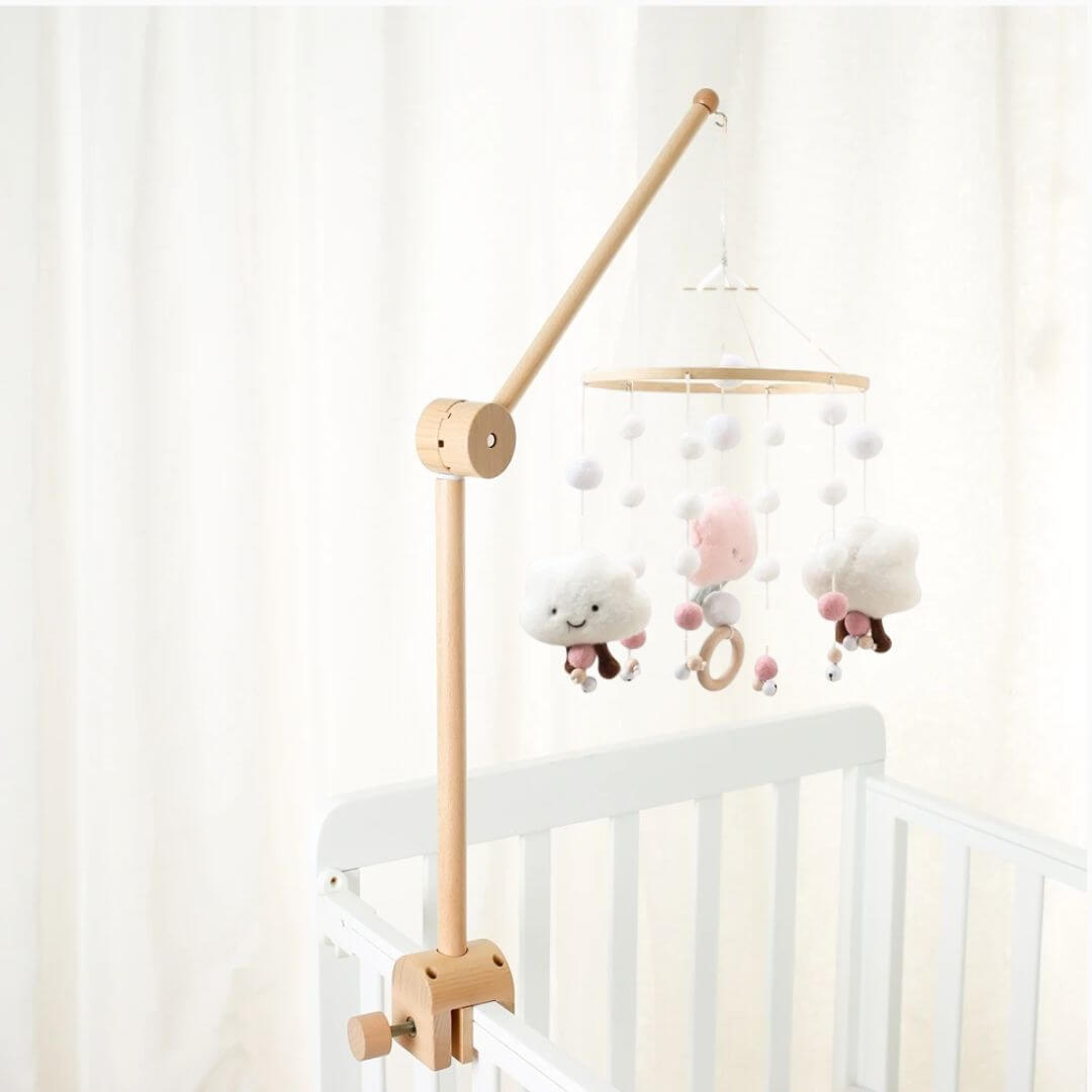 support-mobile-bébé-avec-bras-articulé-esthétique