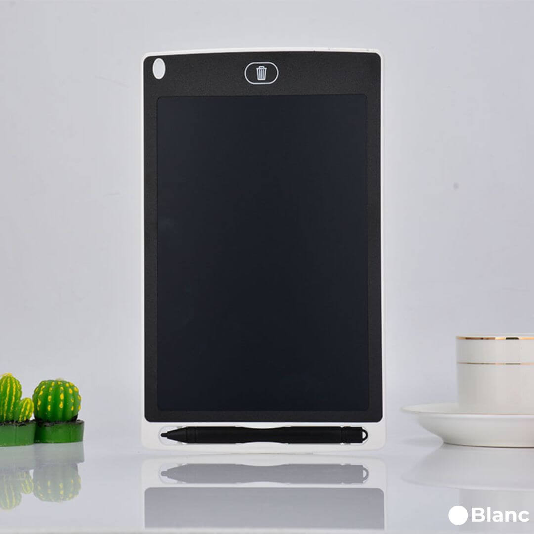 Tablette d'écriture LCD 8.5 Pouces blanche